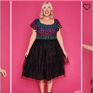 Little Party Dress ASPEN NEON LOVE DRESS